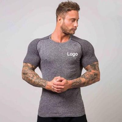 China Custom Trend QUICK DRY Light Weight Stretch T Shirts All Slim Fit T Shirts Wholesale Short Sleeve Mens Sports T Shirt for sale