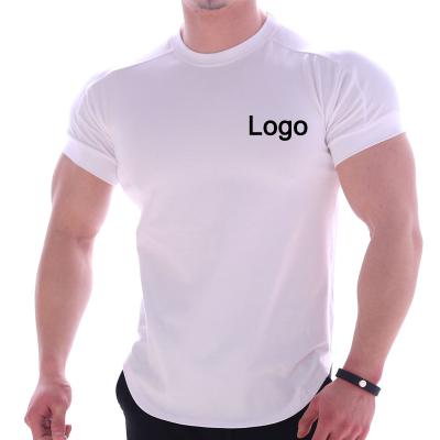 China Wholesale Plain Solid Casual Loose Quick Dry High Stretch QUICK DRY Round Neck Oversized T-Shirts Mask Breathable Men Sport T Shirts for sale