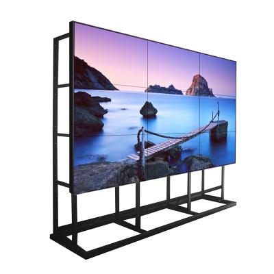 China Samsung Videowall 3x3 Screen Advertising Displays Controller Indoor Lcd Floor Standing Lcd Video Wall 46 Inch 3.5mm Bezel for sale