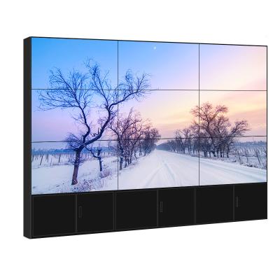 China Hot sale 46 inch 2x2 2x3 3x3 split screens indoor multi ultra narrow bezel lcd display MADE pallas seamless lcd video wall for sale