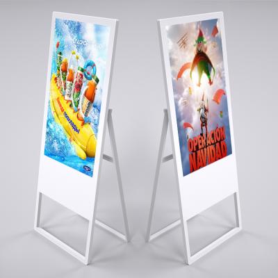 China Indoor 32 Player 43 Inch Portable LCD Display Digital Poster LCD Indoor Advertising Digital Signage for sale