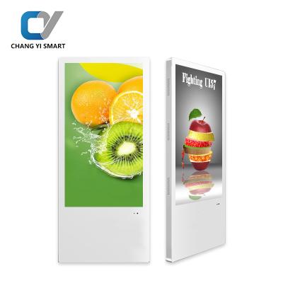 China Metal Case + Tempered Glass Panel 18.5 Inch Signal Side 4G Screen Advertising Display Elevator Digital Signage for sale