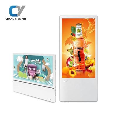 China Hot Sale Indoor Wall Mount 21.5 Inch Advertising TV Display Screens Elevator LCD Screen Advertising Digital Display for sale