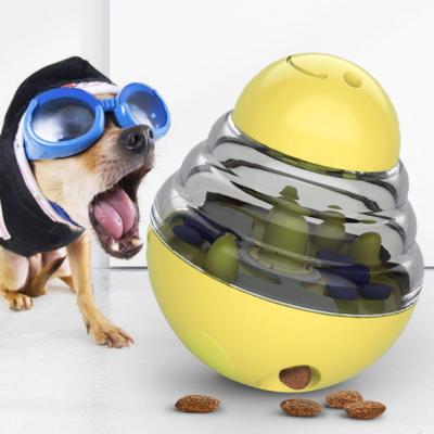 China New Stocked Pet Toys Suppliers Dog Toys Leakage Food Ball Toy Tumbler Puzzle Slow Pet Dog Food Feeder for sale