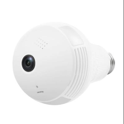 China NEW 2MP 1080P ICSEE Bulb CCTV Camera Panoramica 360 Fisheye Wifi IP Two Way Audio WiFi Led Bulb CCTV Camera Wireless Web Camera for sale