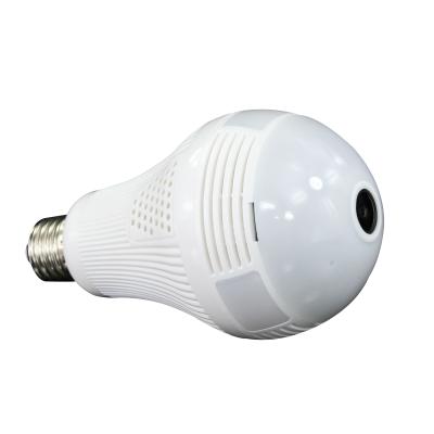 China 1080P bulb camera cctv wifi two way audio security camera 360 degree panoramic vr wifi network web camera for sale