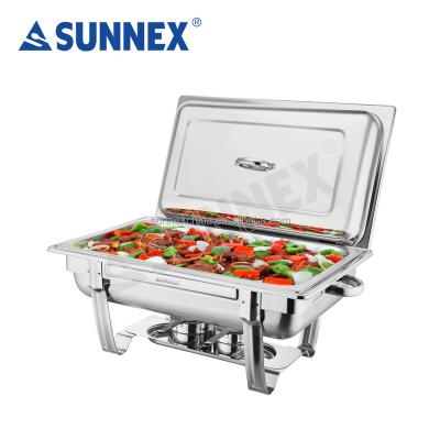 China New Sunnex Restaurant Food Warmer Buffet Server Good Hot Buffet Equipment / Buffet Chafing Dish X25187H for sale