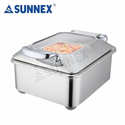 China Durable Sunnex Cafeteria Buffet Kitchen Equipment Newly Developed Hanging Heating Food Warmer for sale