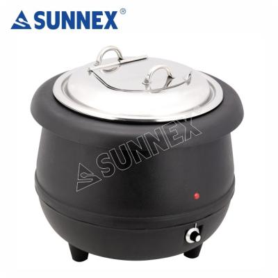 China SUNNEX Economy Economy and Popular 10ltr 120V Electric Soup Pot Buffet Heater Equipment for sale