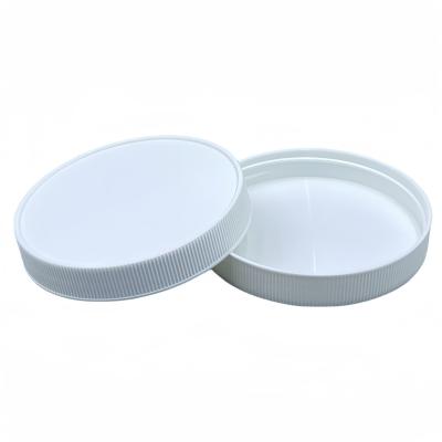 China 89mm large diameter plastic PP cap round cap cosmetics daily chemical general purpose bottle cap for sale