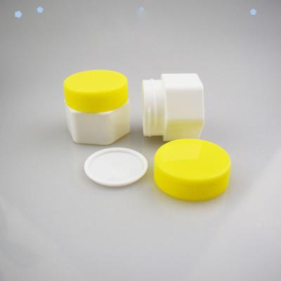 China Hexagonal bottle, eye cream loose powder bottle, 20ml plastic bottle, PP bottle for sale