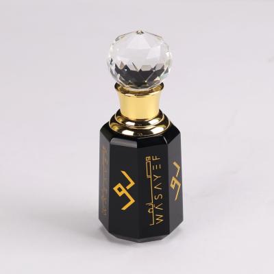 China K9 crystal perfume bottle, 3ml essential oil bottle, customized logo for sale