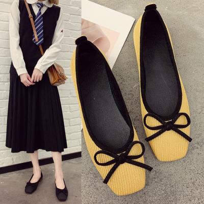 China Other TX0709-07 2021 Latest Wholesale Women Chunky Heel Low Heels Pumps Shoes Women Shoes Heel With Bow for sale