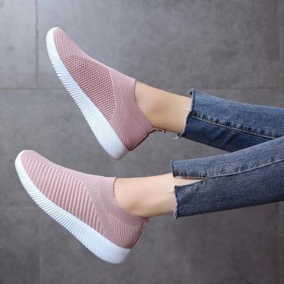 China CUSHIONING TX Summer Thick Sole Non-slip Women's Sports Walking Sneakers Breathable Large Size Ladies Shock Absorption Sneaker For Woman for sale