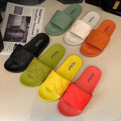 China CUSHIONING New TX Summer Candy Color Couple Indoor And Outdoor Wear Casual Flat Sandals for sale