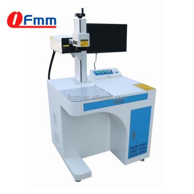 China Air Cooled Desktop Type Huaray JPT Gain Air Cooling 3W 5W UV Laser Marking Machine for sale