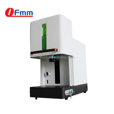 China JPT LP 20W 30W 50W Full-enclosed Fiber Laser Marking Engraving Machine Enclosed For Jewelry Gold Silver for sale