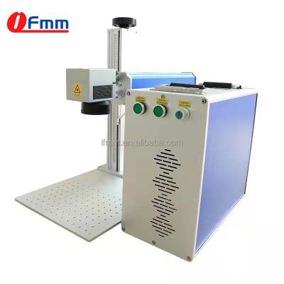 China Deep Marking JPT MAX Fiber Laser Source 20W 30W 50W 100W Fiber Laser Marking Machine With Rotary for sale