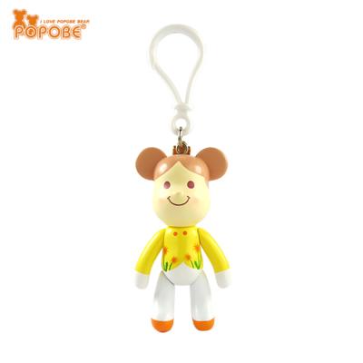 China Promotion Gift New Arrival Plastic Custom Luminous Key Chain Toy Manufacturer for sale