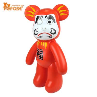 China POPOBE Plastic PVC Bear Product PVC Bear Action Number Toys For Children Party Decoration for sale