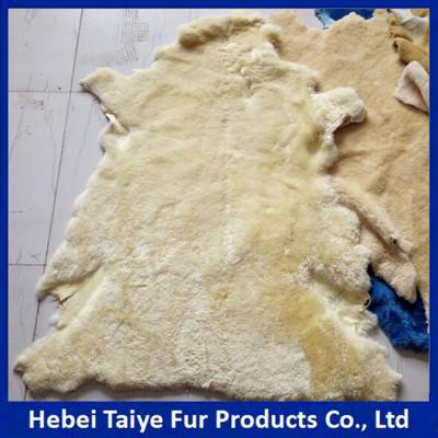 China Smooth Genuine Australian Sheepskin Blanket Fur Pelt For Floor Home Decoration for sale