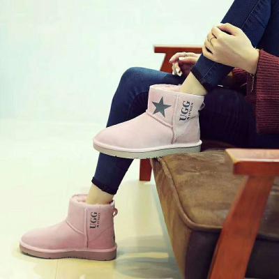 China New Style Anti-odor Women Ankle Snow Boots Ladies Warm Winter Shoes Platform Shoes for sale