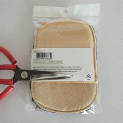 China Custom Logo Sheepskin Shoes Polishing Wool Shoe Polishing Cloth for sale