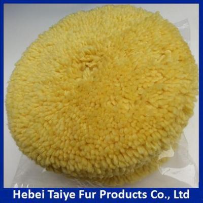 China Popular eco-friendly style double-sided car wool polishing pad for sale