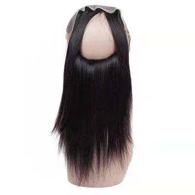 China 16 Inch 13x4 Silky Straight Human Hair Lace Front Wig Silky Straight Wave Wig Pre Plucked With Natural Baby Hair Brazilian Hair Wig for sale