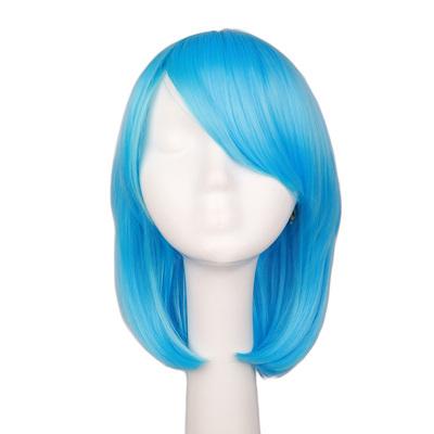 China Precise And Cute Hot Sale Customer Color All Styles 100% Virgin High Temperature Hair Short Straight Wig for sale