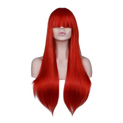 China 100% Virgin Hair Factory Outlet Customer Color All Straight 100% Virgin Hair Styles High Temperature Wire Hair Closure Wig for sale