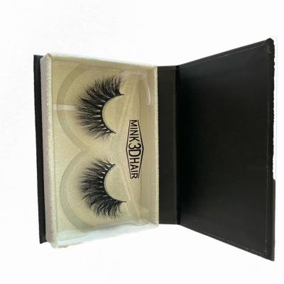 China Hot Selling Beauty Daily Makeup Customized Black Handmade Fur Mink Best Mink Eyelashes For Beauty Daily Makeup for sale