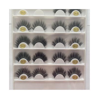 China Beauty Daily Makeup Hot Sale Customized Handmade Black Fur Mink Vegan Mink Eyelashes For Beauty Daily Makeup for sale