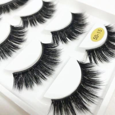 China 3d Fake Cheap Natural Crisscross Mink Eyelashes False Eyelash 100% Real Mink Fur False Eyelash for sale