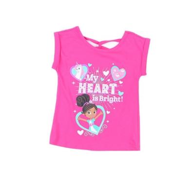 China Summer Kids Baby Short Sleeve Baby Tee Breathable Fly Breathable Sleeve Cotton Baby Kids Girls Custom Breathable T-shirts for sale