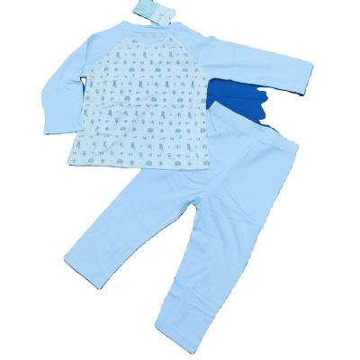 China Casual Long Sleeve Autumn Top And Pants 2pc Set Baby Clothing Set Pajamas Bamboo Soft Cotton Infant Boys Girls Toddler Overstock for sale