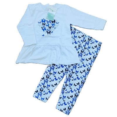 China Other 2023 Fashion Pink Pants Toddler Kid Clothes Sets Long Sleeve Babies Clothing Sets for sale