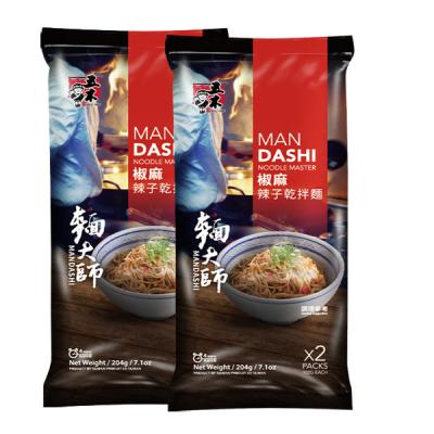 China Natural Taiwan Dried Noodle with Chili Spicy Sachet and Oil for sale