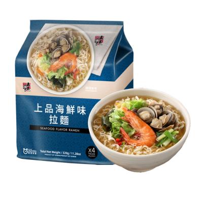 China Seafood Noodle 80g Dry Seasoning Family Packing for sale