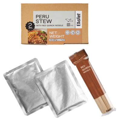 China Vegan Peru Stew Instant Food with Plant Meat 139g per serving for sale