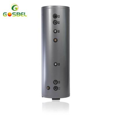 China Outdoor Gosbel ISO9001/CE Certified Stainless Steel 100l Tank Water Heater Heat Pump Hot Water Buffer Tank for sale