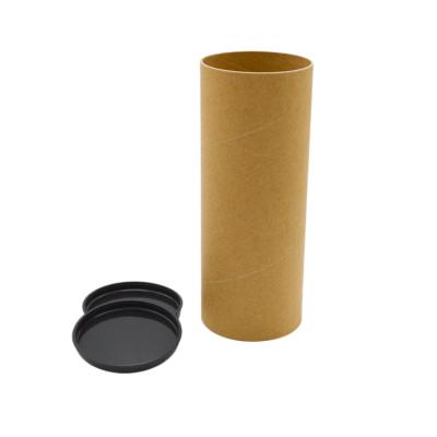 China Customized Size Recyclable Color Logo Cylindrical Essence Packaging Plastic Lid Kraft Paper Tube Cardboard Tube Box for sale