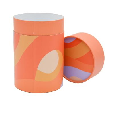 China Recyclable Round Cosmetic Air Freshener Paper Teacup Coffee Tea Cup Packaging Cylinder Bottle Oil Essence Essence Tube Packaging Paper Tube for sale