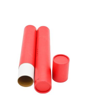 China Recyclable Customized Color Size Color Logo Cardboard Tube Lip Gloss Packaging Lip Gloss Tube Lipstick Paper Tube for sale