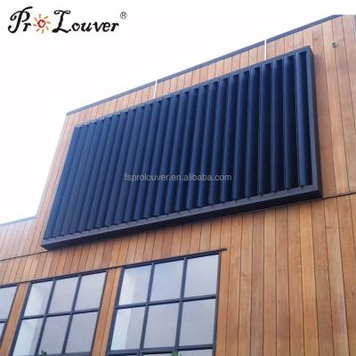 China Modern Exterior Airfoil Aluminum Extrusion Sun Canopy, Airfoil Canopy Window, Sun Canopy for sale