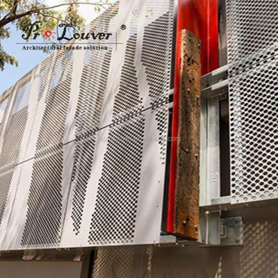 China Customized Artistic Designed Aluminum Pegboard Exterior Facade Curtain Wall Facade/Sunscreen/Balustrade/Interior Decoration for sale