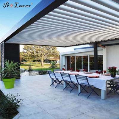 China Waterproof Protection To Decks Sun Shade Aluminum Louvered Roof Pergola Kits for sale