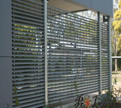 China Straight or fixed aluminum grille, outdoor awning screen, outdoor awning for sale