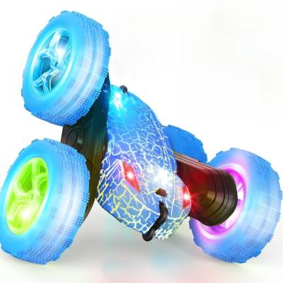 China Double Side 4X4 RC Stunt Car Kids Hand Operated Gesture RC Car High Quality Toys Controlled by Radio Control App with Music and Light for sale