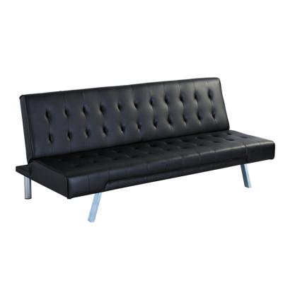 China Wholesale(Size)Adjustable Furniture Supplier Provided Contemporary Leather Home Futon Furniture Sleeping PVC Folding Sofa Bed For Living Room for sale